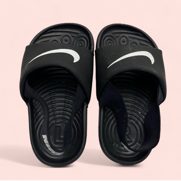 Nike Other - 6C Nike Kawa Black & White Toddler Boy Toddler Girl Nike Sandals Slides Unisex